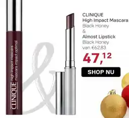 Pour Vous CLINIQUE High Impact Mascara & Almost Lipstick aanbieding