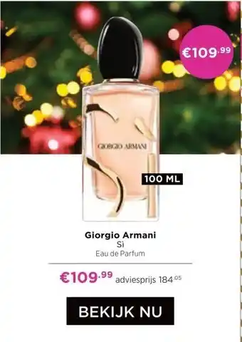 ICI Paris XL Giorgio Armani aanbieding