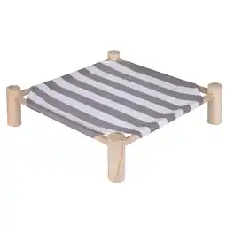 Zooplus TIAKI kattenmand Stripes 50 x 50 x 13 cm voor katten aanbieding