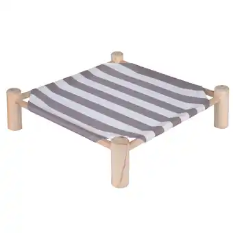 Zooplus TIAKI kattenmand Stripes 50 x 50 x 13 cm voor katten aanbieding