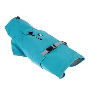 Zooplus TIAKI hondenregenjas Teal - ruglengte: ca. 30cm honden aanbieding