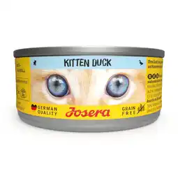 Zooplus 12x85g Josera Kitten Eend natvoer voor katten aanbieding