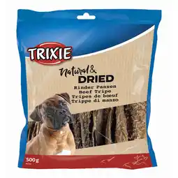 Zooplus 500g Trixie Natural & Gedroogde runderpens hondensnacks aanbieding