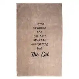 Zooplus TIAKI badhanddoek Home voor katten 140x90cm voor kattenliefhebbers aanbieding