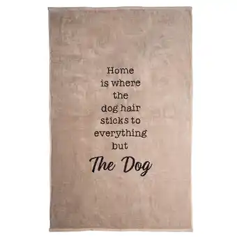Zooplus TIAKI badhanddoek Home taupe 140x90cm voor hondenliefhebbers aanbieding