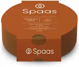 Intratuin Spaas geurkaars Essential collection Delightful Dawn oranje 20 uur D 13 H 4,5 cm aanbieding