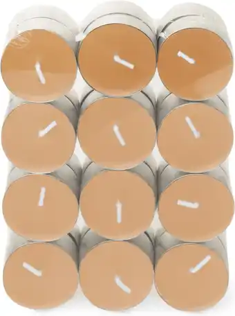 Intratuin Spaas geurkaars Essential collection Delightful Dawn oranje 4,5 uur D 3,9 H 1,6 cm 24 stuks aanbieding