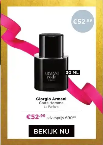 ICI Paris XL Giorgio Armani aanbieding