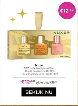 ICI Paris XL Nuxe aanbieding