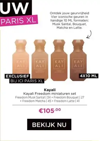 ICI Paris XL Kayali aanbieding