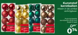 Trekpleister Kunststof kerstballen aanbieding