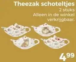 Trekpleister Theezak schoteltjes aanbieding