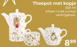 Trekpleister Theepot met kopje aanbieding