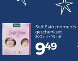 Trekpleister Soft Skin moments geschenkset aanbieding