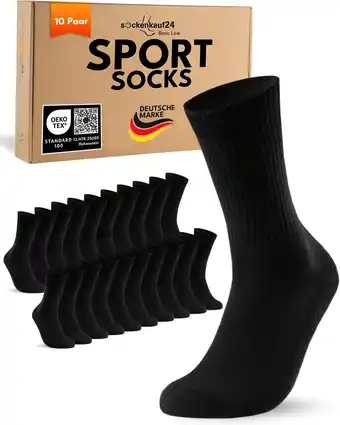 Amazon 10 Paar Sportsokken Heren Dames Tennissokken Ademend Katoen aanbieding