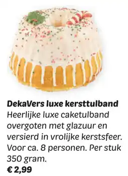 Dekamarkt DekaVers luxe kersttulband aanbieding