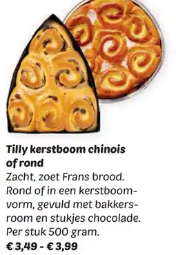 Dekamarkt Tilly kerstboom chinois of rond aanbieding