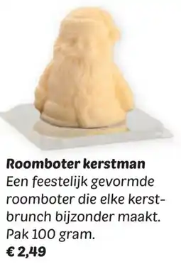 Dekamarkt Roomboter kerstman aanbieding