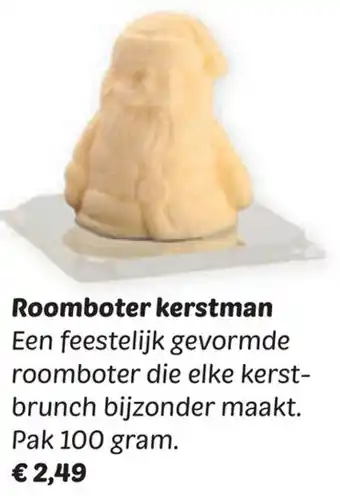 Dekamarkt Roomboter kerstman aanbieding