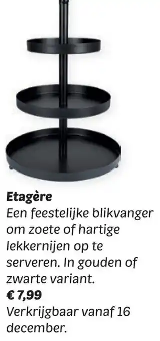 Dekamarkt Etagère aanbieding