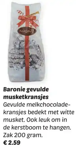 Dekamarkt Baronie gevulde musketkransjes aanbieding