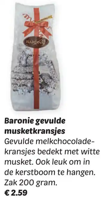 Dekamarkt Baronie gevulde musketkransjes aanbieding