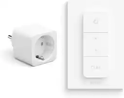 Amazon Philips Hue Combipack - Hue Smart Plug Nederland en Dimmer Switch - Slimme Stekker aanbieding