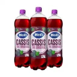 Plein.nl 2e halve prijs: 3x Hero Cassis The Original 1,25 aanbieding
