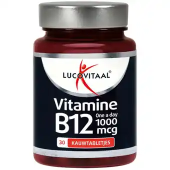 Plein.nl 2+2 gratis: Lucovitaal Vitamine B12 1000mcg 30 aanbieding