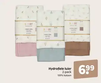 Wibra Hydrofiele luier aanbieding