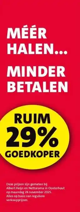 Nettorama MÉÉR HALEN... MINDER BETALEN aanbieding