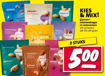 Nettorama gwoonº notenmelanges en notenmixen aanbieding