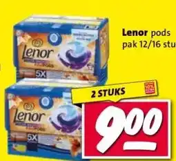 Nettorama Lenor pods aanbieding