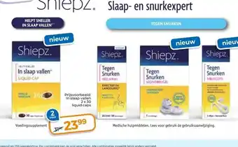 Trekpleister Shiepz. Slaap en snurkexpert aanbieding