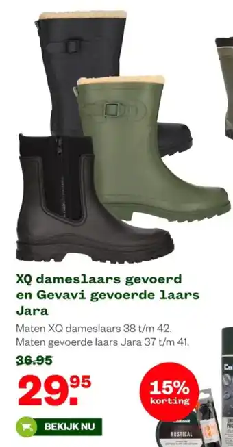Welkoop XQ dameslaars gevoerd en Gevavi gevoerde laars Jara aanbieding