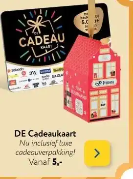 Primera DE Cadeaukaart aanbieding