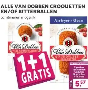 MCD Supermarkt ALLE VAN DOBBEN CROQUETTEN EN/OF BITTERBALLEN aanbieding