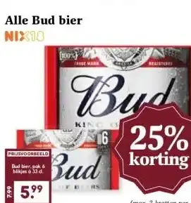 MCD Supermarkt Alle Bud bier aanbieding