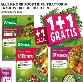 MCD Supermarkt ALLE KNORR FOODTRIPS, TRATTORIA EN/OF WERELDGERECHTEN aanbieding