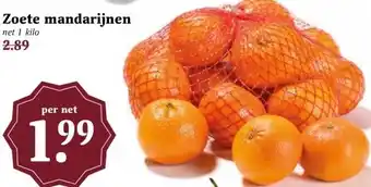 MCD Supermarkt Zoete mandarijnen aanbieding