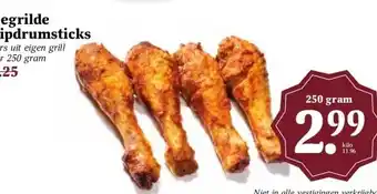 MCD Supermarkt Gegrilde kipdrumsticks aanbieding
