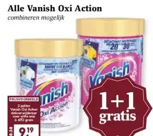 MCD Supermarkt Alle Vanish Oxi Action aanbieding