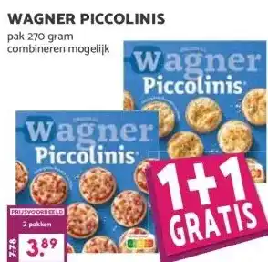 MCD Supermarkt WAGNER PICCOLINIS aanbieding
