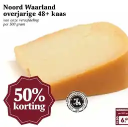 MCD Supermarkt Noord Waarland overjarige 48+ kaas aanbieding