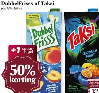 MCD Supermarkt DubbelFrisss of Taksi aanbieding