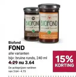 Ekoplaza Biofond FOND aanbieding