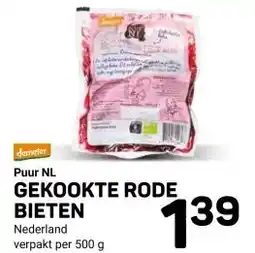 Ekoplaza demeter Puur NL GEKOOKTE RODE BIETEN aanbieding