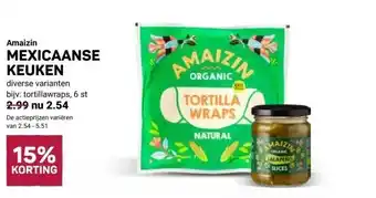 Ekoplaza Amaizin MEXICAANSE KEUKEN aanbieding
