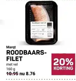 Ekoplaza Marqt ROODBAARS- FILET aanbieding