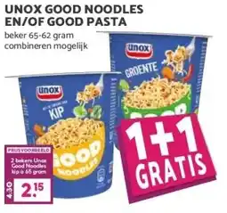 Boon`s Markt UNOX GOOD NOODLES EN/OF GOOD PASTA aanbieding